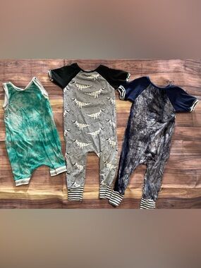 Short-Sleeve One-Piece Romper Bundle